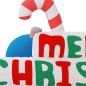 Aufblasbare Weihnachtsdekoration Merry Christmas mit LEDs 197cm Aufblasbare Weihnachtsdekoration Merry Christmas mit LEDs 197cm