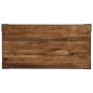 Esszimmertisch Raues Mango-Massivholz und Stahl 120 cm Esszimmertisch Raues Mango-Massivholz und Stahl 120 cm