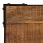 Esszimmertisch Raues Mango-Massivholz und Stahl 120 cm Esszimmertisch Raues Mango-Massivholz und Stahl 120 cm