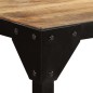 Esszimmertisch Raues Mango-Massivholz und Stahl 120 cm Esszimmertisch Raues Mango-Massivholz und Stahl 120 cm