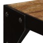 Esszimmertisch Raues Mango-Massivholz und Stahl 120 cm Esszimmertisch Raues Mango-Massivholz und Stahl 120 cm