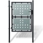 Zauntor (Einzeltor) Schwarz 100x175 cm Zauntor (Einzeltor) Schwarz 100x175 cm