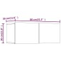 TV-Schränke 2 Stk. Weiß 80x30x30 cm Holzwerkstoff TV-Schränke 2 Stk. Weiß 80x30x30 cm Holzwerkstoff