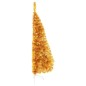 Künstlicher Halb-Weihnachtsbaum mit Ständer Gold 120 cm PVC Künstlicher Halb-Weihnachtsbaum mit Ständer Gold 120 cm PVC