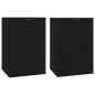TV-Wandschränke 2 Stk. Schwarz 40x34,5x60 cm TV-Wandschränke 2 Stk. Schwarz 40x34,5x60 cm