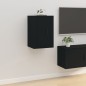 TV-Wandschränke 2 Stk. Schwarz 40x34,5x60 cm TV-Wandschränke 2 Stk. Schwarz 40x34,5x60 cm