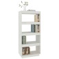 Bücherregal/Raumteiler Weiß 60x35x135 cm Massivholz Kiefer Bücherregal/Raumteiler Weiß 60x35x135 cm Massivholz Kiefer