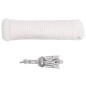 vidaXL Klappanker mit Seil Silbern 0,7 kg Temperguss vidaXL Klappanker mit Seil Silbern 0,7 kg Temperguss