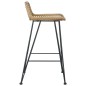 Barhocker 2 Stk. Rattan Natur Barhocker 2 Stk. Rattan Natur