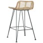 Barhocker 2 Stk. Rattan Natur Barhocker 2 Stk. Rattan Natur