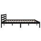 Massivholzbett Kiefer 160x200 cm Schwarz Massivholzbett Kiefer 160x200 cm Schwarz
