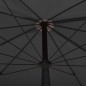 Sonnenschirm mit Mast 200x130 cm Anthrazit Sonnenschirm mit Mast 200x130 cm Anthrazit