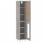 Highboard Grau Sonoma 34,5x34x180 cm Holzwerkstoff Highboard Grau Sonoma 34,5x34x180 cm Holzwerkstoff