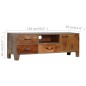 TV-Schrank Massivholz Vintage 118 x 30 x 40 cm TV-Schrank Massivholz Vintage 118 x 30 x 40 cm