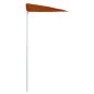 Halb-Sonnenschirm mit Mast 180x90 cm Terracotta-Rot Halb-Sonnenschirm mit Mast 180x90 cm Terracotta-Rot