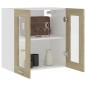 Hängeglasschrank Sonoma-Eiche 60x31x60 cm Holzwerkstoff Hängeglasschrank Sonoma-Eiche 60x31x60 cm Holzwerkstoff