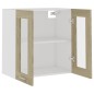 Hängeglasschrank Sonoma-Eiche 60x31x60 cm Holzwerkstoff Hängeglasschrank Sonoma-Eiche 60x31x60 cm Holzwerkstoff