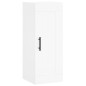 vidaXL Highboard Weiß 34,5x34x180 cm Holzwerkstoff vidaXL Highboard Weiß 34,5x34x180 cm Holzwerkstoff