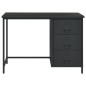Schreibtisch Industrie-Stil Schubladen Anthrazit 105x52x75 cm Schreibtisch Industrie-Stil Schubladen Anthrazit 105x52x75 cm