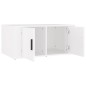 vidaXL Couchtisch Weiß 80x50x36 cm Holzwerkstoff vidaXL Couchtisch Weiß 80x50x36 cm Holzwerkstoff