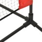 Tennisnetz Schwarz und Rot 300x100x87 cm Polyester Tennisnetz Schwarz und Rot 300x100x87 cm Polyester