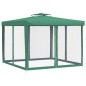 Pavillon mit Doppeldach Grün 3x3x2,68 m Stoff Pavillon mit Doppeldach Grün 3x3x2,68 m Stoff