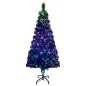 Künstlicher Weihnachtsbaum mit Ständer Grün 180 cm Fiberoptik Künstlicher Weihnachtsbaum mit Ständer Grün 180 cm Fiberoptik