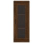 Highboard Braun Eichen-Optik 34,5x34x180 cm Holzwerkstoff Highboard Braun Eichen-Optik 34,5x34x180 cm Holzwerkstoff
