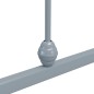 vidaXL Bettgestell Grau Metall 90×200 cm vidaXL Bettgestell Grau Metall 90×200 cm