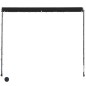 Einziehbare Markise mit LED 400×150 cm Anthrazit Einziehbare Markise mit LED 400×150 cm Anthrazit