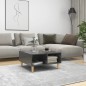 vidaXL Couchtisch Hochglanz-Grau 60x60x30 cm Holzwerkstoff vidaXL Couchtisch Hochglanz-Grau 60x60x30 cm Holzwerkstoff