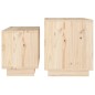 Satztische 2 Stk. Massivholz Kiefer Satztische 2 Stk. Massivholz Kiefer