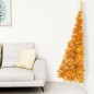 Künstlicher Halb-Weihnachtsbaum mit Ständer Gold 240 cm PVC Künstlicher Halb-Weihnachtsbaum mit Ständer Gold 240 cm PVC