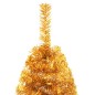 Künstlicher Halb-Weihnachtsbaum mit Ständer Gold 240 cm PVC Künstlicher Halb-Weihnachtsbaum mit Ständer Gold 240 cm PVC