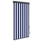 Außenrollo 80 x 250 cm Blau und Weiß Außenrollo 80 x 250 cm Blau und Weiß