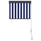 Außenrollo 80 x 250 cm Blau und Weiß Außenrollo 80 x 250 cm Blau und Weiß
