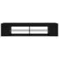 TV-Schrank mit LED-Leuchten Schwarz 135x39x30 cm TV-Schrank mit LED-Leuchten Schwarz 135x39x30 cm