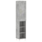 Highboard Betongrau 34,5x34x180 cm Holzwerkstoff Highboard Betongrau 34,5x34x180 cm Holzwerkstoff