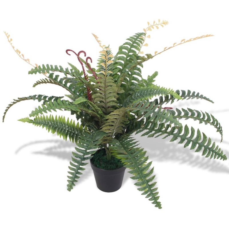 Künstliche Farnpflanze mit Topf 60 cm Grün Künstliche Farnpflanze mit Topf 60 cm Grün