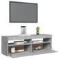 vidaXL TV-Schrank mit LED-Beleuchtung Betongrau 120x35x40 cm vidaXL TV-Schrank mit LED-Beleuchtung Betongrau 120x35x40 cm