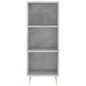 Highboard Betongrau 34,5x34x180 cm Holzwerkstoff Highboard Betongrau 34,5x34x180 cm Holzwerkstoff