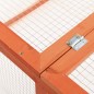 vidaXL Kaninchenstall 124x120x60 cm Massivholz Tanne vidaXL Kaninchenstall 124x120x60 cm Massivholz Tanne