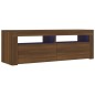 TV-Schrank mit LED-Leuchten Braun Eichen-Optik 120x35x40 cm TV-Schrank mit LED-Leuchten Braun Eichen-Optik 120x35x40 cm