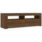 TV-Schrank mit LED-Leuchten Braun Eichen-Optik 120x35x40 cm TV-Schrank mit LED-Leuchten Braun Eichen-Optik 120x35x40 cm