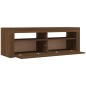 TV-Schrank mit LED-Leuchten Braun Eichen-Optik 120x35x40 cm TV-Schrank mit LED-Leuchten Braun Eichen-Optik 120x35x40 cm