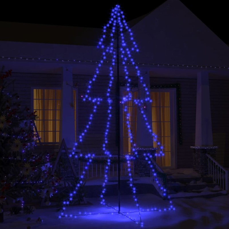 Weihnachtsbaum Kegelform 360 LEDs Indoor und Outdoor 143x250 cm Weihnachtsbaum Kegelform 360 LEDs Indoor und Outdoor 143x250 cm