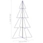 Weihnachtsbaum Kegelform 360 LEDs Indoor und Outdoor 143x250 cm Weihnachtsbaum Kegelform 360 LEDs Indoor und Outdoor 143x250 cm