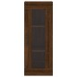 Highboard Braun Eichen-Optik 34,5x34x180 cm Holzwerkstoff Highboard Braun Eichen-Optik 34,5x34x180 cm Holzwerkstoff