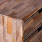 Nachttisch mit 2 Schubladen Altholz Teak Nachttisch mit 2 Schubladen Altholz Teak