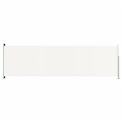 vidaXL Seitenmarkise Ausziehbar 180x600 cm Creme